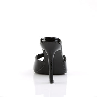 Classique-01 Black Patent Stiletto Slides