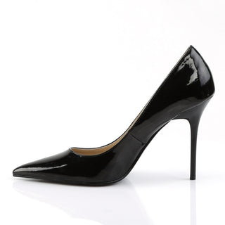 Classique-20 Black Patent Stilettos