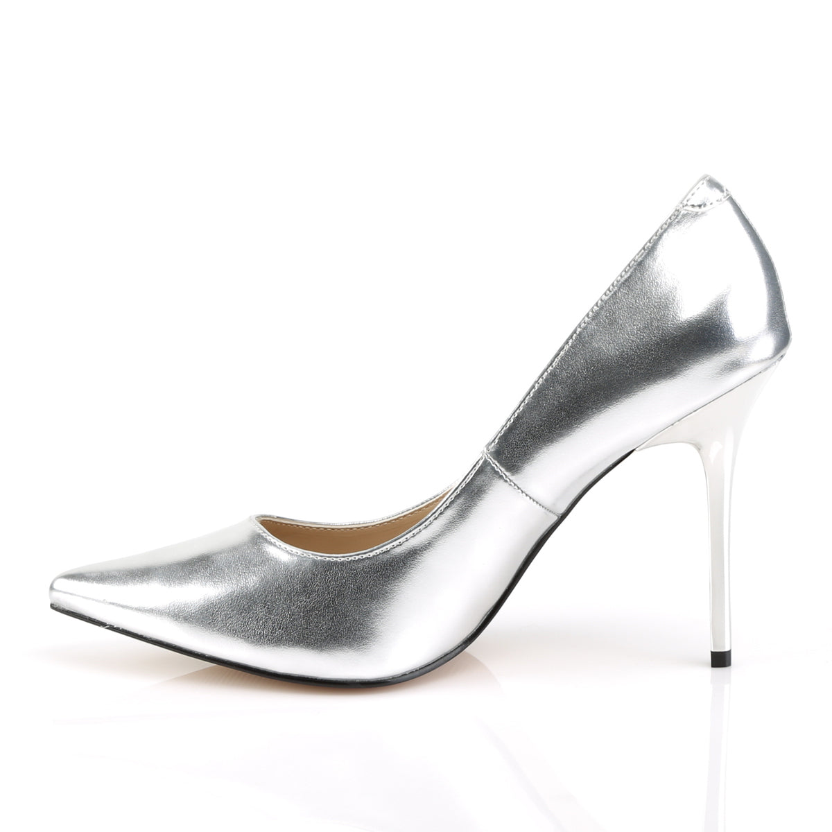 Classique-20 Metalic Silver Stilettos