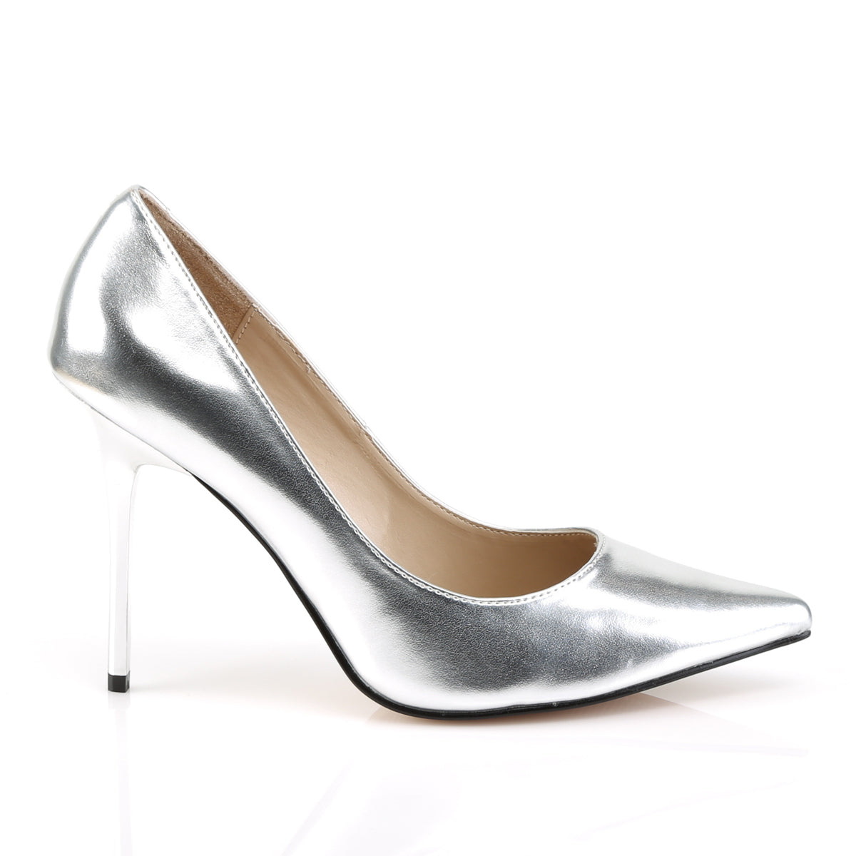 Classique-20 Metalic Silver Stilettos