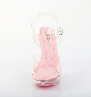 Cocktail-508 Pink Tinted Platform Heels
