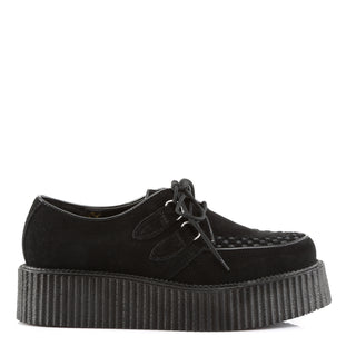 Creeper-402S Black Suede Creepers - Unisex