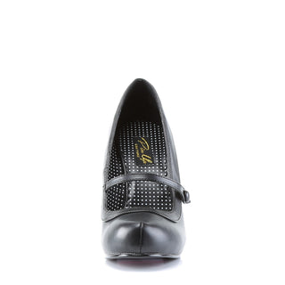Cutiepie-02 Black Matte Mary Jane Heels