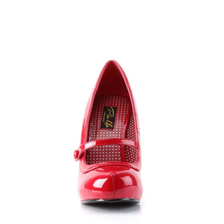 Cutiepie-02 Red Mary Jane Heels