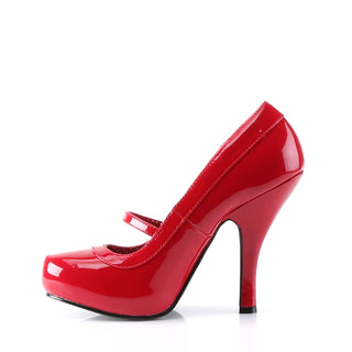 Cutiepie-02 Red Mary Jane Heels
