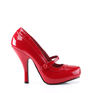 Cutiepie-02 Red Mary Jane Heels