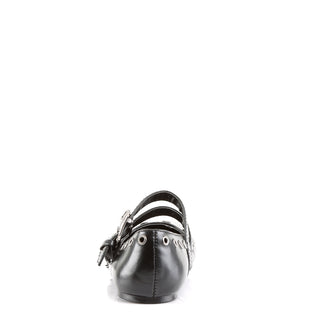 Daisy-03 Skull Buckles Flats