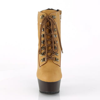 Delight-600TL-02 Tan Nubuck Booties