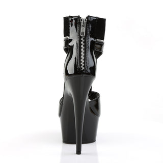 Peep Toe T-Strap Stilettos