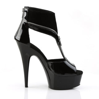 Peep Toe T-Strap Stilettos