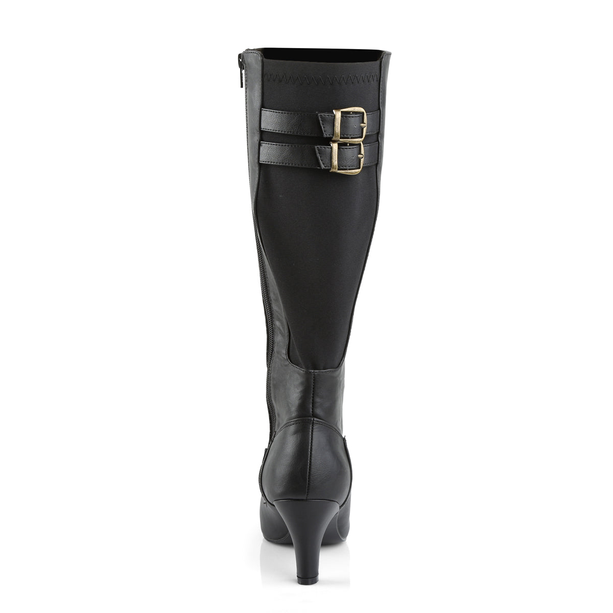 Divine-2018 Black Knee High Boots