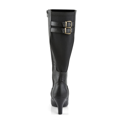 Divine-2018 Black Knee High Boots