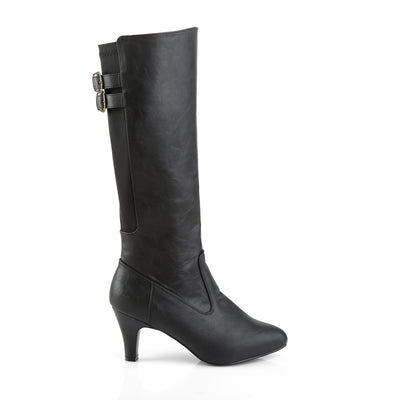 Divine-2018 Black Knee High Boots