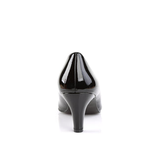 Divine-420 Black Patent Comfortable Heels