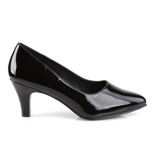 Divine-420 Black Patent Comfortable Heels