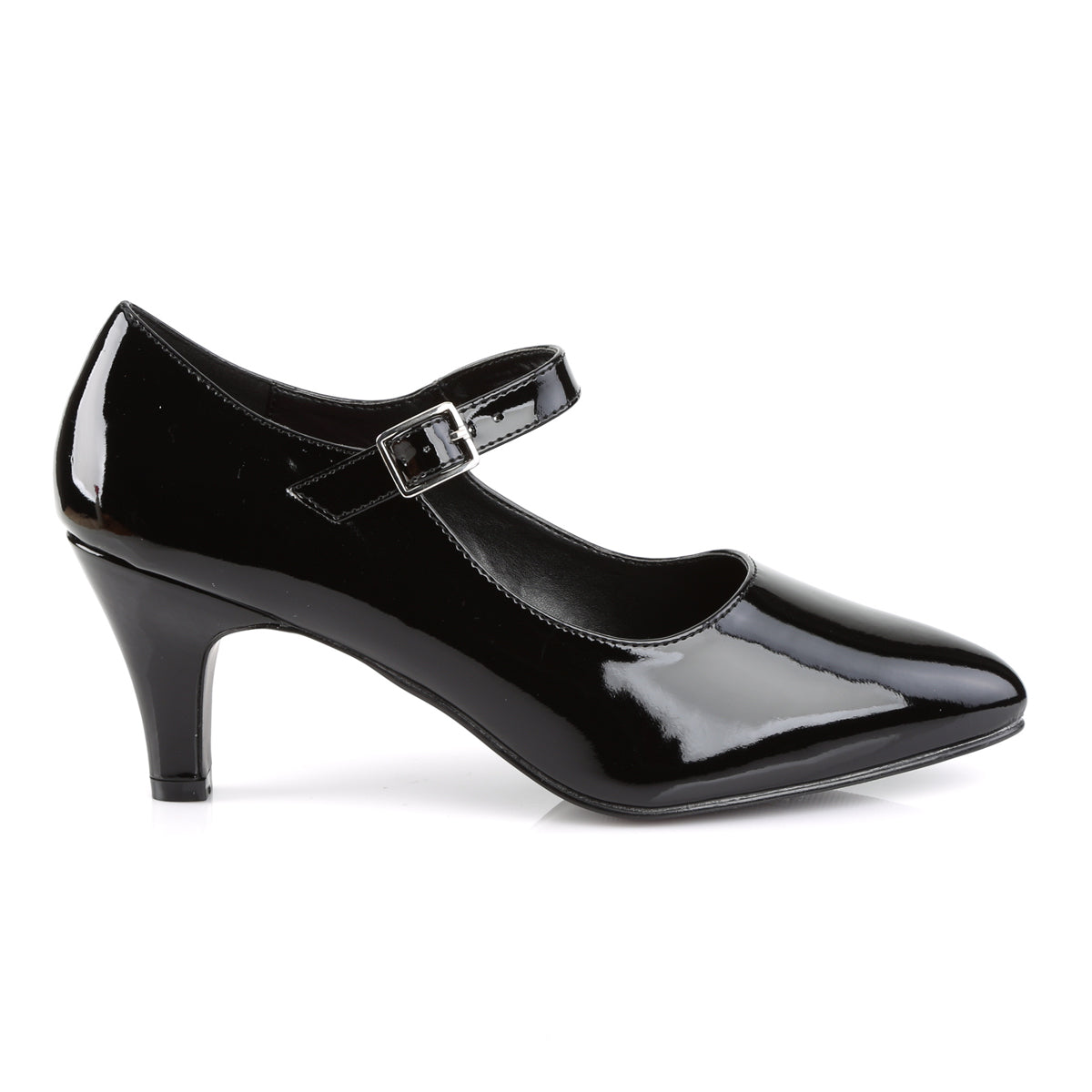 Divine-440 D'Orsay Mary Jane Shiny Pumps