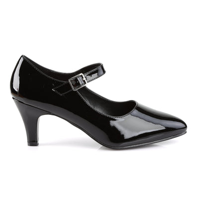 Divine-440 D'Orsay Mary Jane Shiny Pumps