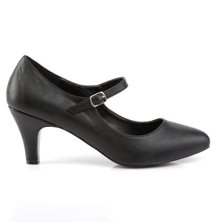 Divine-440 Black Matte D'Orsay Mary Jane Pumps