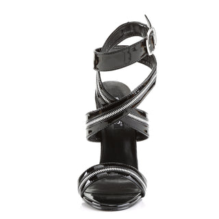 Domina-119 Wrap Around Zipper Ankle Strap Sandals