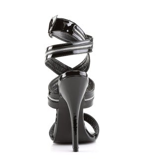Domina-119 Wrap Around Zipper Ankle Strap Sandals