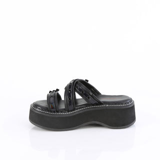 .Emily-07 Bat Buckle Goth Platform Sandals