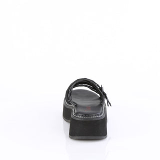 .Emily-07 Bat Buckle Goth Platform Sandals