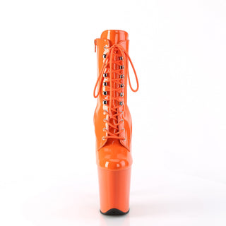 Flamingo-1020 Orange 8 Inch Platform Boots