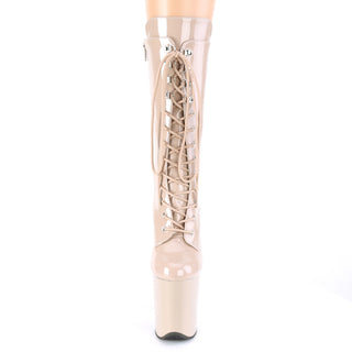 Flamingo-1050 Nude Exotic Dancers Mid-Calf Boots