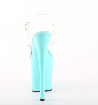 Flamingo-808 Aqua Platform Heels