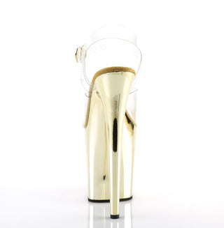 Flamingo-808 Gold Chrome Heels
