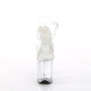 Flamingo-808 Clear Platform Heels