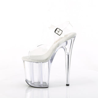 Flamingo-808 Clear Platform Heels