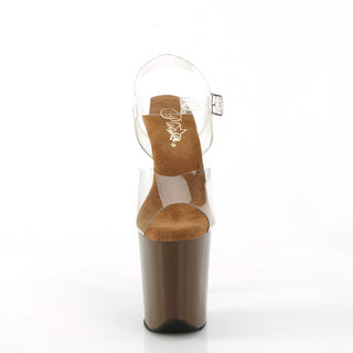 Flamingo-808 Mocha Platform Heels