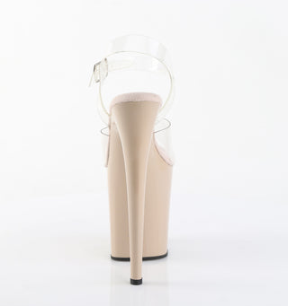 Flamingo-808 Nude Platform Heels
