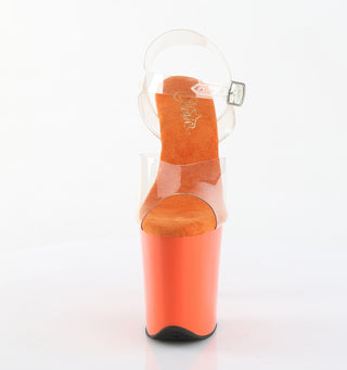Flamingo-808 Orange Platform Heels
