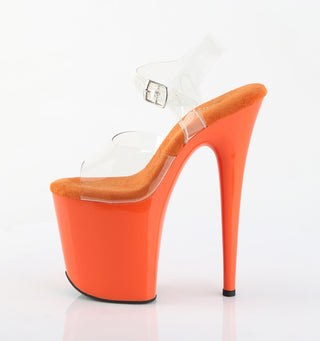 Flamingo-808 Orange Platform Heels