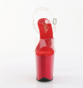 Flamingo-808 Red Platform Heels