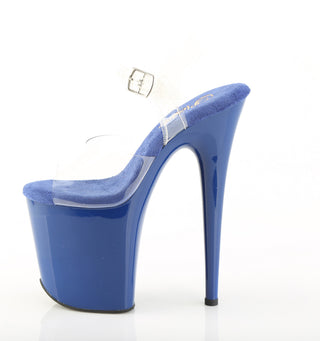Flamingo-808 Blue Platform Heels
