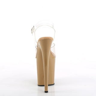 Flamingo-808 Toffee Platform Heels