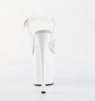 Flamingo-808 White Platform Sandals