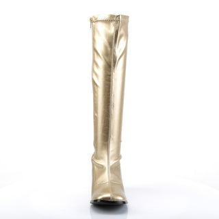Gold Gogo Boots