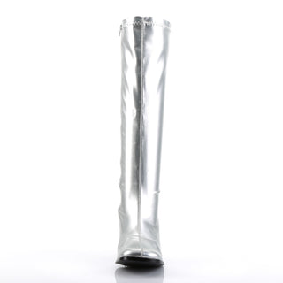 Silver Gogo Boot