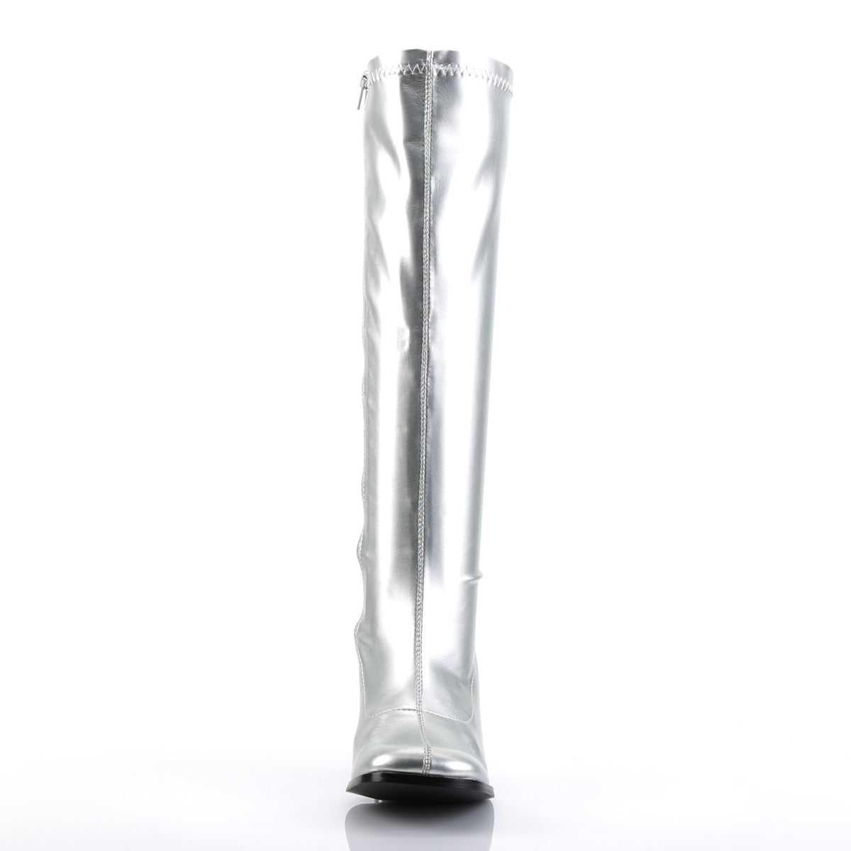 Silver Gogo Boot