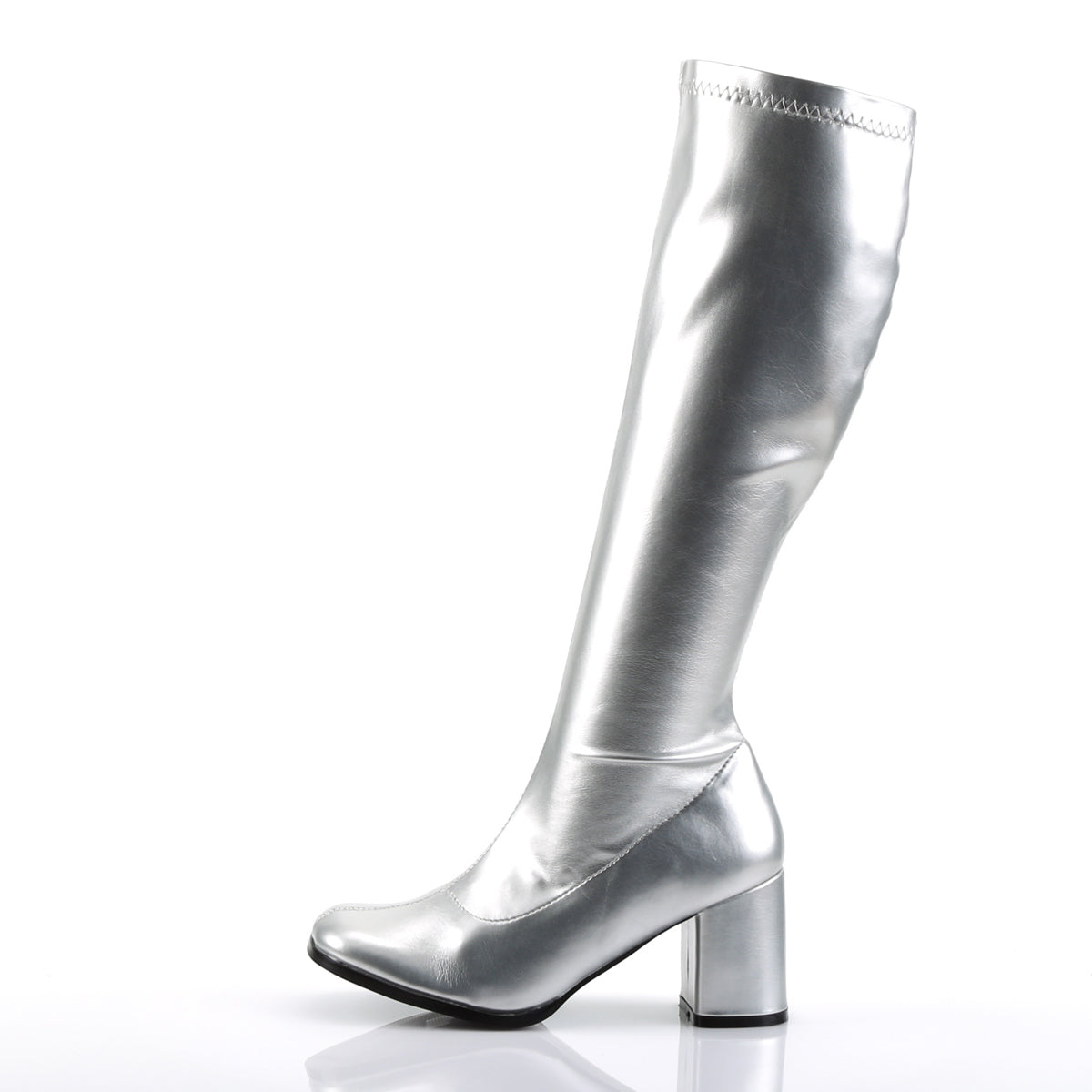 Silver Gogo Boot