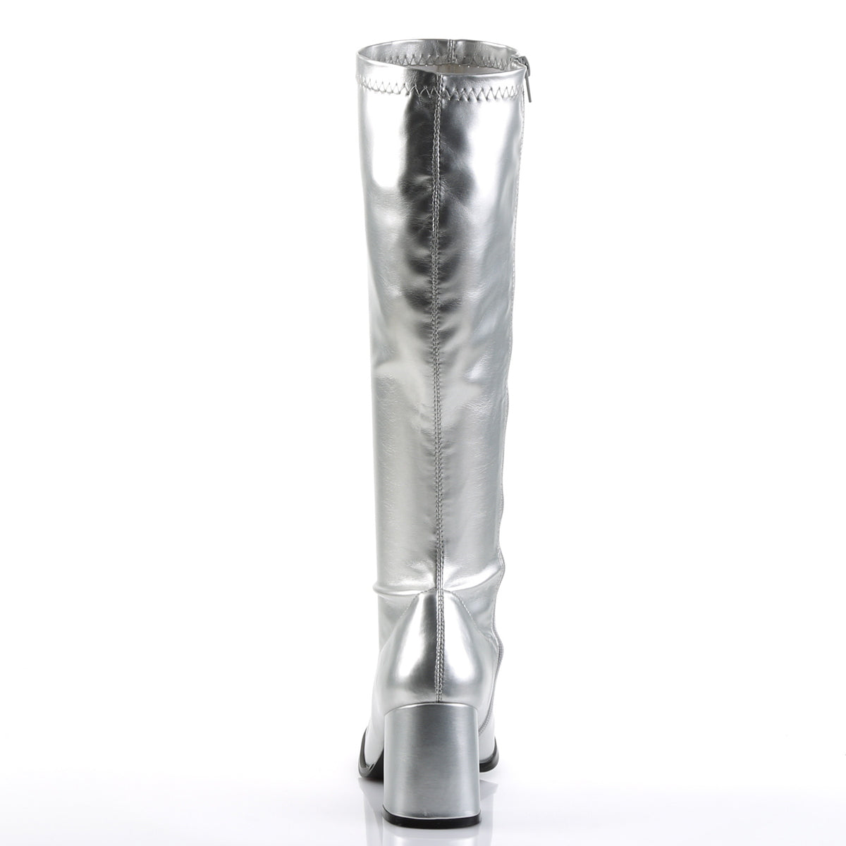 Silver Gogo Boot