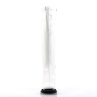 White Matte Gogo Boots