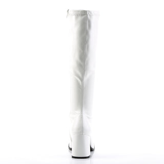 White Matte Gogo Boots