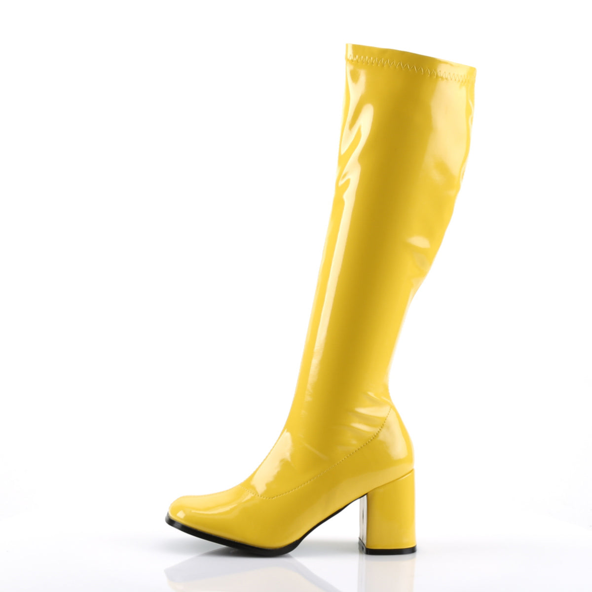 Yellow Gogo Boots