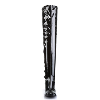 Gogo-3000 Black Over-the-Knee Boots