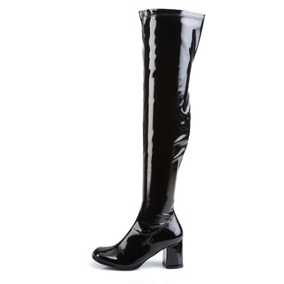 Gogo-3000 Black Over-the-Knee Boots